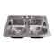 Msi Double Bowl 33in X 22in Stainless Steel Overmount Kitchen Sink ZOR-STL-SBSNK-002 - alternate 1